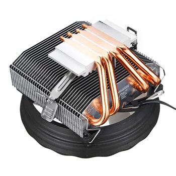 LED CPU Cooler Master 4 Gryno Vario Šilumos vamzdžiai 3Pin Aušinimo Sistema CPU Aušinimo Ventiliatorius Skirtas Intel LGA 1150/1151/1155/1156/1366/775