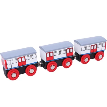 Medinis Modeliavimo Traukinio Suderinama Įvairios Prekės Dainos Inercijos Vertus Traukinio Tinka Medinių Traukinio Bėgių Žaislas Vaikams