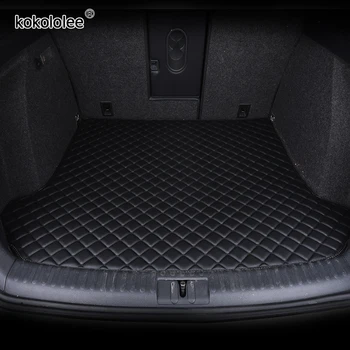 Kokololee custom automobilio bagažo skyriaus kilimėlis Volvo Visų Modelių s60 v40 xc70 v50 xc60 v60 v70 s80 xc90 v50 c30 s40 užsakymą linijinių krovinių