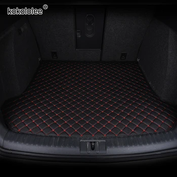 Kokololee custom automobilio bagažo skyriaus kilimėlis Volvo Visų Modelių s60 v40 xc70 v50 xc60 v60 v70 s80 xc90 v50 c30 s40 užsakymą linijinių krovinių