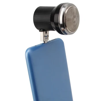 Kūrybos Elektrinį skustuvą, Mini Nešiojamą USB Kištuką Kelionės Barzda Žoliapjovės Skustuvas