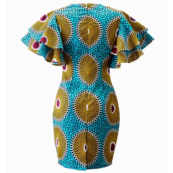 Afrikos suknelės moterims 2020 ankara suknelės seksualus slim suknelė vaškas ankara spausdinti suknelė afrikos drabužiai moterims seksualus šalis suknelė