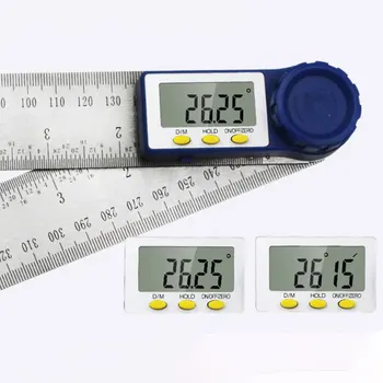 200mm Skaitmeninis Matlankis 7 Colių Skaitmeniniai Kampo Ieškiklis Matlankis Valdovas Metrų Inclinometer Goniometer Lygio Elektroninių Kampo Matuoklis