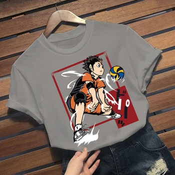 Haikyuu Vyrų Marškinėliai Kuroo Anime, Manga Shoyo Tinklinis Cool Marškinėliai Trumpomis Rankovėmis T-Shirt