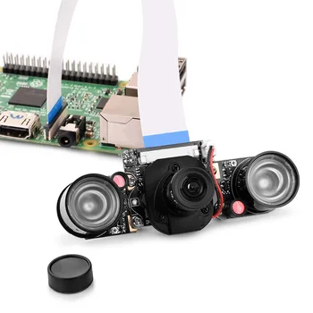 Naktinio Matymo Kamera Modulis Aviečių Pi 4, Mini 5MP 1080P HD Vaizdo OV5647 Jutiklis Kameros Komplektas su Įterptais IR-Cut