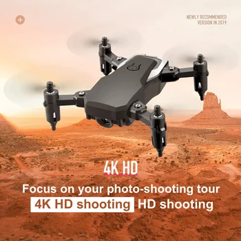 LF606 Mini RC Drone 4K HD Kamera Profesinės aerofotografija WIFI Realiu Laiku Dėžė Lengva Nešti Sulankstomas Quadcopter