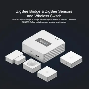 SONOFF Zigbee Tiltas / SNZB-01 / SNZB-02 / SNZB-03 / SNZB-04 / BASICZBR3 / Smart Home Prietaiso Darbą su Alexa 
