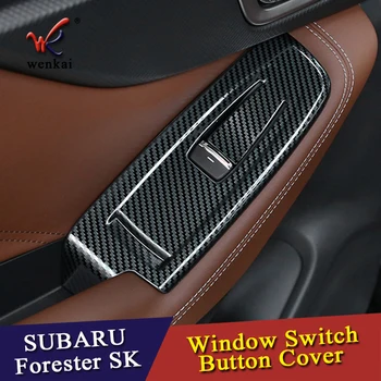 Dėl Subaru Forester SK 2018 2019 Interjero Aksesuarų Durų rankų atramos duryse esantį Mygtuką Padengti Apdaila Lipdukas