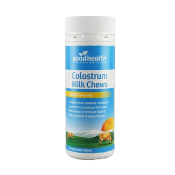 Geros Sveikatos Priešpienio Chewable 150Tablets - Vanilės IgG Pieno Baltymų, Kalcio, Vitaminų Paramos bendrai gerovei Imuninę sistemą