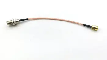 100vnt F-Tipo femlae Lizdas SMA male plug kabelio RG316