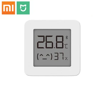 Xiaomi Mijia Patalpų Bluetooth Buitiniai Termometrai 2 Smart Home Drėgmėmačiu Elektros Skaitmeninis LCD Jutiklis Ekrano Drėgmės Matuoklis *