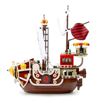 Vienas Gabalas Tūkst. Saulėtas Piratai Laivą Monkey D. Luffy Japonijos Anime Ir Animacinių Filmų Minifigs Statybos Blokų, Plytų Žaislai Vaikams Dovanų