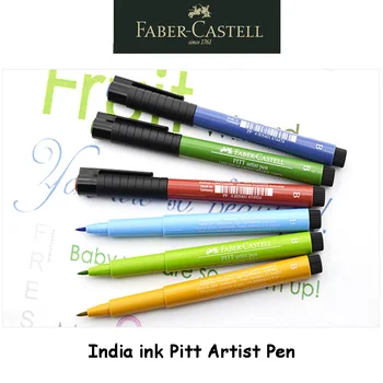 Faber Castell Indijos rašalo Pittas Menininkas Žymeklis Parkeris B 6 