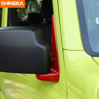 SHINEKA Šildomi Lipdukai Suzuki Jimny Automobilį Atbuline eiga Veidrodis Bazės Apdailos Dangtelio Lipdukas Reikmenys Suzuki Jimny 2019+