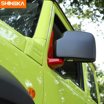 SHINEKA Šildomi Lipdukai Suzuki Jimny Automobilį Atbuline eiga Veidrodis Bazės Apdailos Dangtelio Lipdukas Reikmenys Suzuki Jimny 2019+