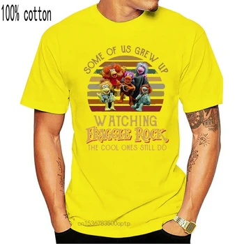 Vyrai Juokingi Marškinėliai Mados marškinėlius Kai kurie Iš Mūsų Užaugo Žiūrėti Fraggle Roko Kietas Tie, kurie vis Dar Derliaus Versija Moterys t-shirt