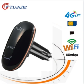 3G/4G Atrakinta Maršrutizatorius, Modemas SIM Kortelės, Duomenų CarFi 150Mbps LTE Automobilių WiFi Modemas Wireless Dongle, su Maitinimo Mygtuką Stick Hotspot