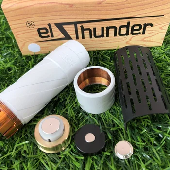 Elthunder mod 21700 20700 18650 baterija žalvario Garintuvas Mod 27mm diamater vape vs gauti mažai v3Mechanical Mod vape lauke pen e cigare