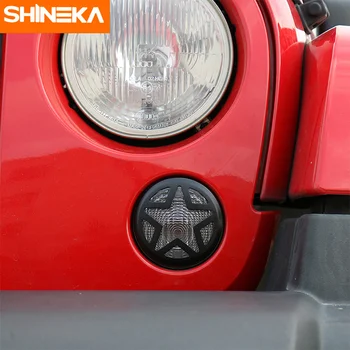 SHINEKA Automobilių Optikos dėl Jeep Wrangler JK 07-16 Priekinis posūkio Žibintas Padengti savo Ruožtu Šviesos Darbuotojas