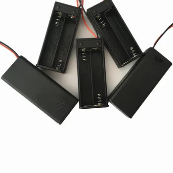 3V 2XAAA baterijos laikiklis 2X1.5V 2AAA baterijos lauke 2XLR3 baterija atveju 2LR3 baterija apvalkalas su ON/OFF jungikliu, padengti 6