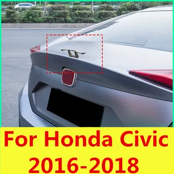 Automobilių mažos uodegos mini uodega modifikuotų fiksuoto sparno nemokamai skylių, Universalus asmenybės uodegą Honda Civic 2016-2018 10 Gen Sedanas