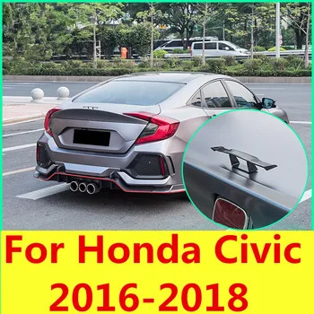Automobilių mažos uodegos mini uodega modifikuotų fiksuoto sparno nemokamai skylių, Universalus asmenybės uodegą Honda Civic 2016-2018 10 Gen Sedanas
