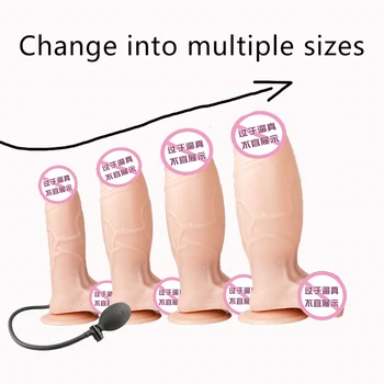 Big Butt Plug Didžiulis Pripučiamas Analinis Dildo Įkiškite Makšties Stimuliavimas Siurblys Realistiškas Penis Siurbtukas Suaugusiųjų Sekso Žaislai Moterims