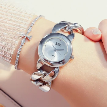 GLE&VDO Moterų Kvarcinis Laikrodis Prabanga Aukso Tonas Bangle Apyrankės Ponios Suknelė Laikrodžiai Moterų Laikrodis Dizaineris Žiūrėti Reloj Mujer