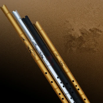 Metalo, Aliuminio Lydinys Fleita Xiao ne dizi F/G Klavišą, 6 arba 8 skylę muzikos instrumentai, profesionali flauta Vertikalus xiao fleita