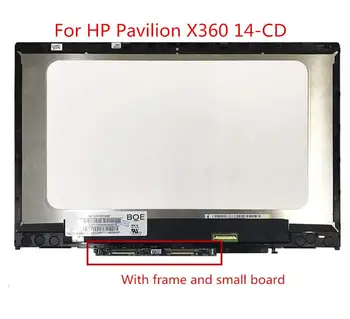 HP x360 14-cd0830nd 14-cd0938nd 14-cd0260nd 14-cd1957nd 14-cd1800nd 14-cd1805nd Jutiklinis Ekranas skaitmeninis keitiklis LCD Ekranas Asamblėja