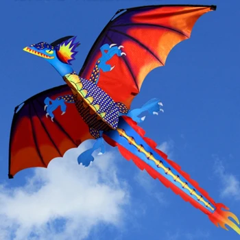 3D Dragon Aitvaras Su Uodega Aitvarai Suaugusiųjų Aitvarai Plaukioja Lauko 100m Aitvaras Linija