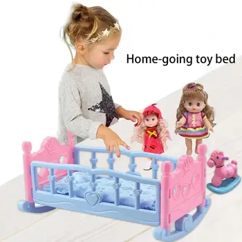 Didelio Dydžio Vaikų Mergaičių Žaisti Namuose Žaislas Lova Princesė Lėlės, Žaislai Shaker Hamakas Modeliavimas Lovelę