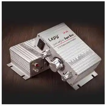 Lepy Auto Moto MP3 MP4 Hi-Fi, Garso (Stereo Mini Stiprintuvo 12V 2A