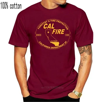 Kalifornijos Ugniagesiai Gaisro Departamentas Retas, JAV, T-Shirt