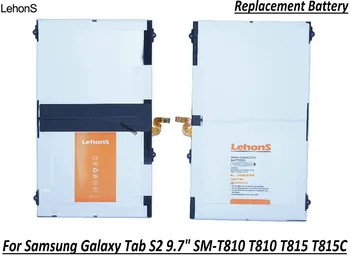 LehonS 1x Nauja 5870mAh Tablet Akumuliatorius skirtas Samsung Galaxy Tab S2 9.7