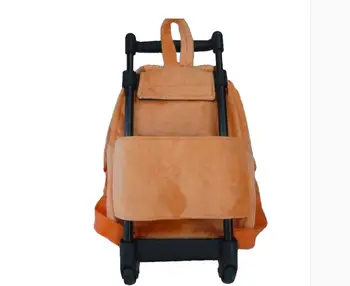 Vaikai kelionės vežimėlio kuprinė kūdikiui mokyklos krepšys su ratukais, vaikų darželis, kūdikio mokyklos maišą animacinių filmų Geležinkelių Kuprinės mokyklai