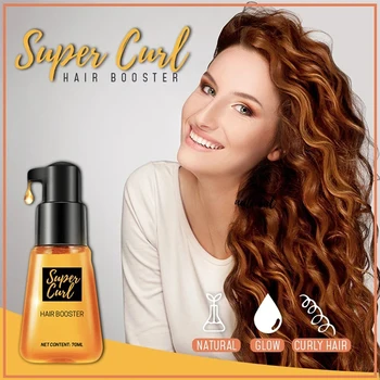 Super Curl Apibrėžti Remonto 70ml Quick Dry Natūralus Ingredientas Stiliaus Esmė Plaukų Stiprintuvas, Kondicionierius Drėkina Nešiojamų Blizgesį