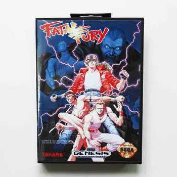 Fatal Fury Žaidimas Kasetė 16 bitų MD Žaidimo Kortelės Su Mažmeninės Langelyje Sega Mega Drive Genesis