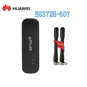 Nauja Atrakinta HUAWEI 150Mbps E8372 E8372h-607 4G LTE, Wifi Modemo prijungimo įtaisas su TS9 4G antena Paramos B3, B7, B8 B28 B40