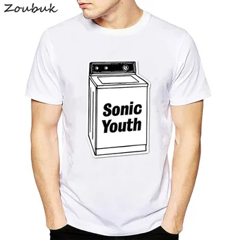 Sonic Youth marškinėliai vyrams Harajuku Juokinga, Print T-shirt Vyrai Hip-Hop Atsitiktinis Streetwear Tee Marškinėliai Homme Viršūnes tees S-3XL