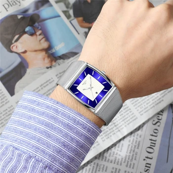 2020 NIBOSI Dizaino, Originali Vyrai Laikrodžiai Top Brand Prabanga Ultra Plonas Laikrodžius Vyrams, Vandeniui Auto Data Relogio Masculino