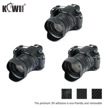 Kiwi Fotoaparato korpuso Lipdukas Apsauginės Odos Plėvelės Kit For Sony RX10 IV RX10 III Anti-Scratch Plėvele Fotoaparato Matricos Juoda