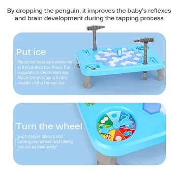 Ledų Laužymas Išsaugoti Penguin Žaidimo Interaktyvių Pramogų Žaislas Vaikas Šeimos Stalo Žaidimas