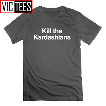Nužudyti Kardashians Marškinėliai Crewneck Didelio Dydžio Viršūnes Tees Medvilnės, Trumpomis Rankovėmis Mens Slayer Kim Kylie Jenner T-Shirt