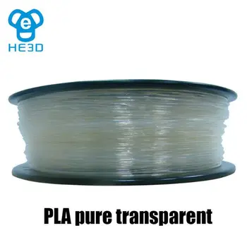 PLA skaidrumo serijos 3D spausdintuvas PLA1.75mm 1kg(2.2 lb) gijų, skaidrus įvairiaspalvis
