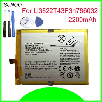 ISUNOO Li3822T43P3h786032 Baterija Orbic Orbic-RC-501L Skirtas ZTE Blade V6, Skirtas ZTE Blade D6 /Ašmenys X7 Batterie 2200mAh Su Įrankiu