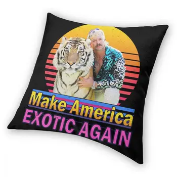Kad Amerika Egzotinių Vėl Meme Mesti Pagalvę Padengti Poliesterio Mesti Pagalvę Tigras Karalius Joe Egzotiškas Paprotys Pillowcover Namų Dekoro
