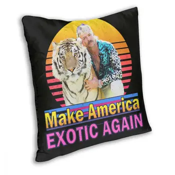Kad Amerika Egzotinių Vėl Meme Mesti Pagalvę Padengti Poliesterio Mesti Pagalvę Tigras Karalius Joe Egzotiškas Paprotys Pillowcover Namų Dekoro