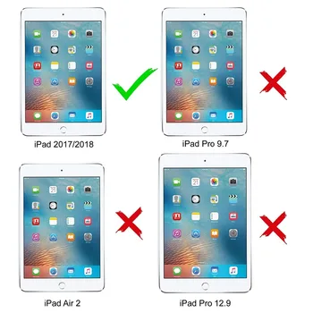 IP68 Vandeniui Case For iPad 9.7 colių 2017 2018 Atveju, Minkštas Silikonas, atsparus smūgiams Sniego Dulkių įrodymas Padengti iPad 9.7 colių Atveju Rubisafe