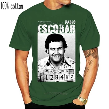 Vasaros Mados Gatvė T-Shirt Pablo Escobar Piktžolių Mafijos Scareface Luciano Capon Vyrų Medvilnės Tees Marškinėliai vyrams